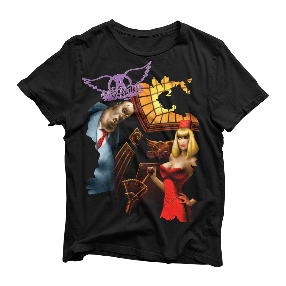 【福袋セール】の商品 Love Aerosmith - T-Shirt Elevator An In ミュージシャン