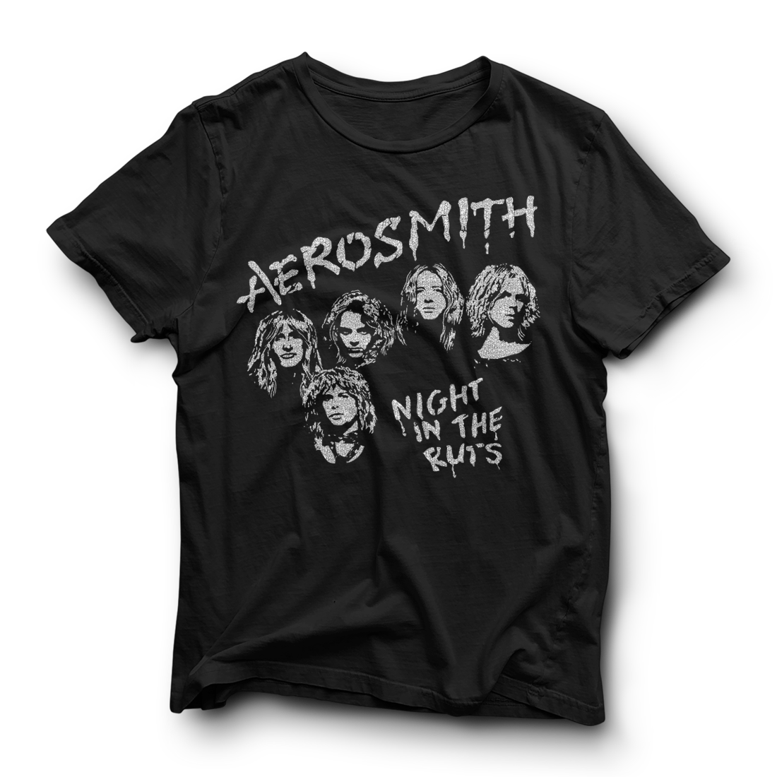 Aerosmith - Night In The Ruts Tracklist T-Shirt