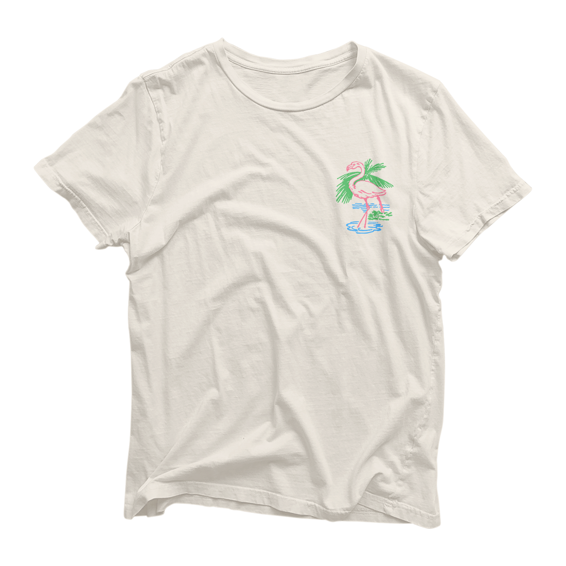 Aerosmith - Permanent Vacay Flamingo Tee