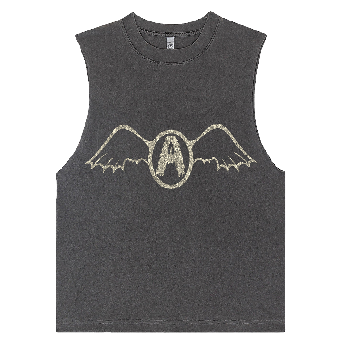 Aerosmith - Get Your Wings Album Logo Muscle T-shirt