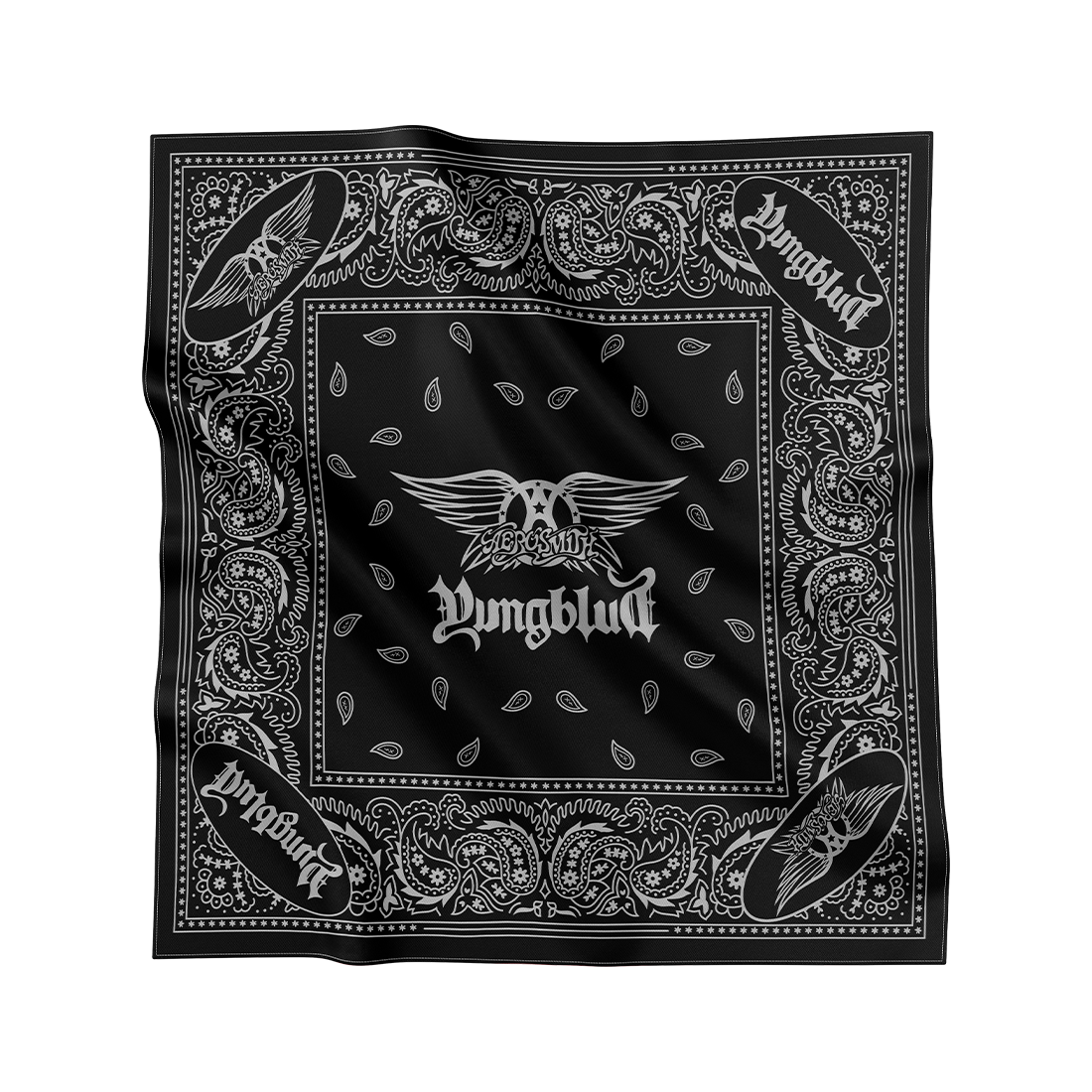 One More Time Black Bandana - Aerosmith