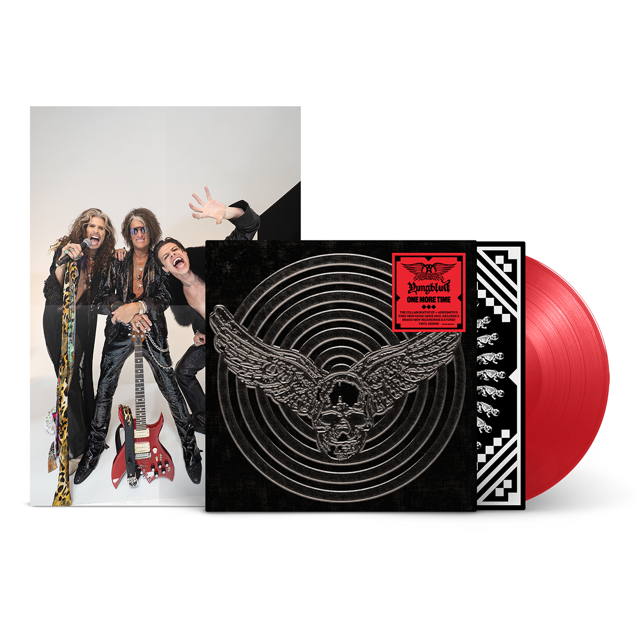 AEROSMITH & YUNGBLUD - One More Time Red Vinyl (Aerosmith AEROSMITH & YUNGBLUD - One More Time Red Vinyl (Aerosmith