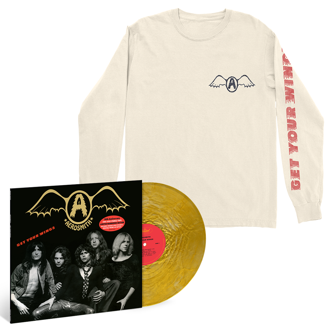 Get Your Wings (50th Anniversary): Super Deluxe Edition + Wings Long Sleeve Bundle