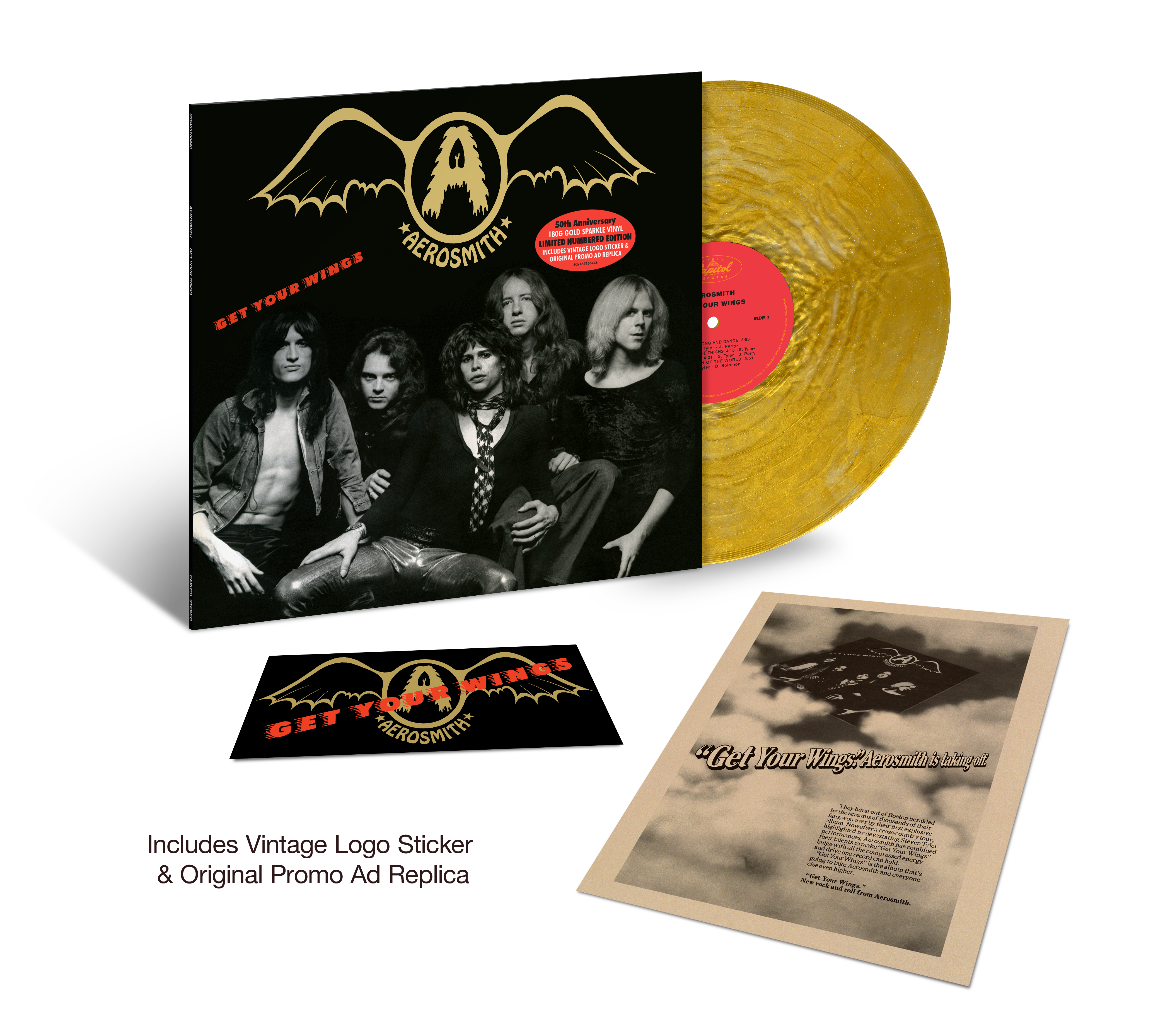 Get Your Wings (50th Anniversary): Super Deluxe Edition + Tracklist T-Shirt Bundle