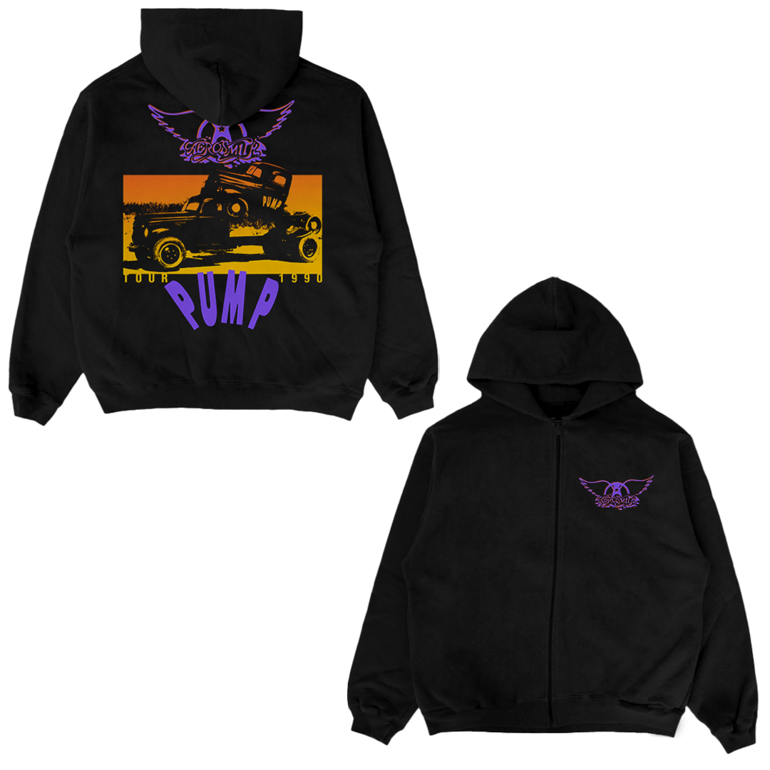 Aerosmith - Pump Tour 1990 Zip Hoodie