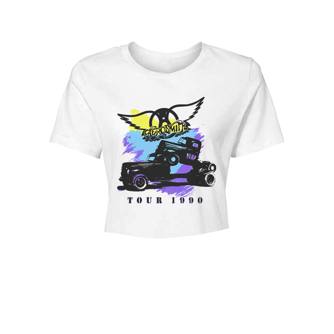 Aerosmith - Tour 1990 Crop T-Shirt