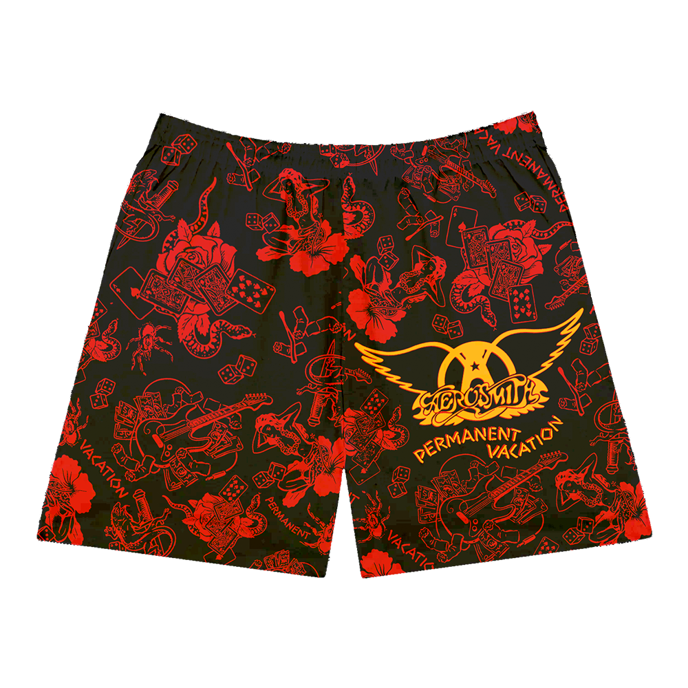 Aerosmith - Permanent Vacation Swim Trunks