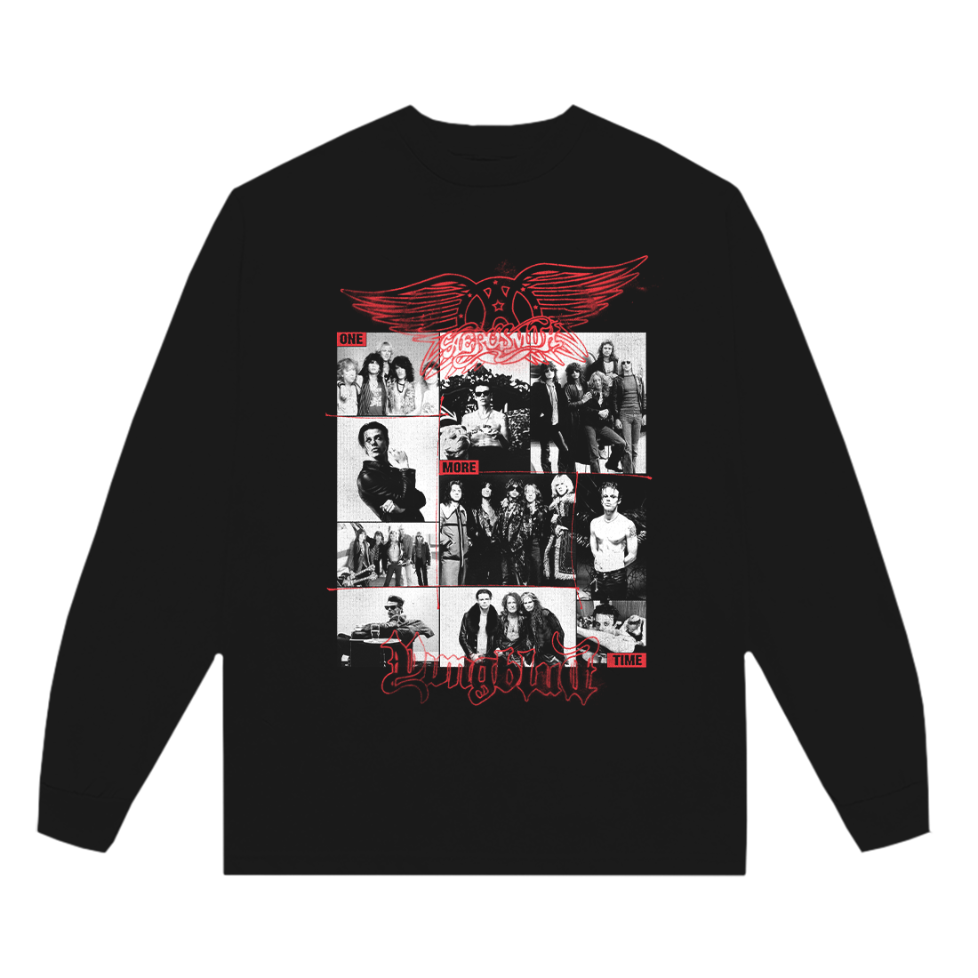 Aerosmith - One More Time Collage Longsleeve