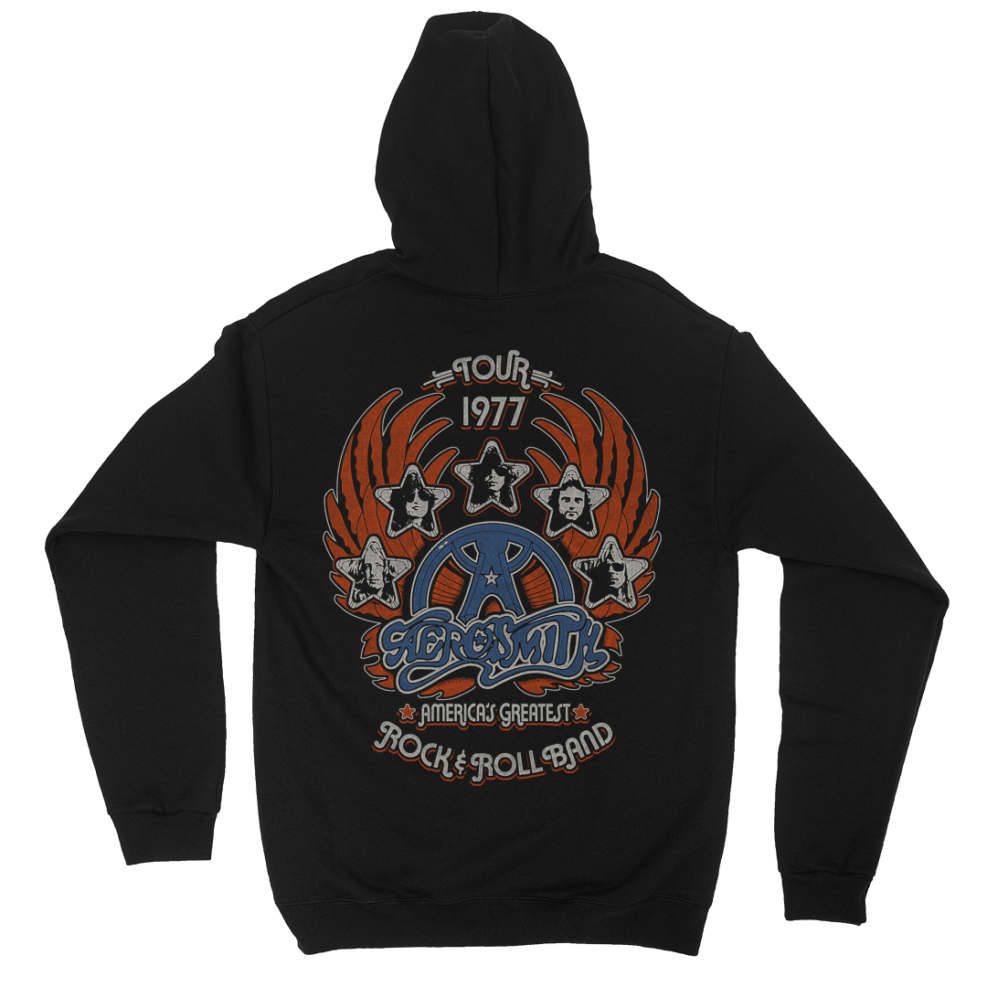 Aerosmith - Tour '77 Zip Hoodie