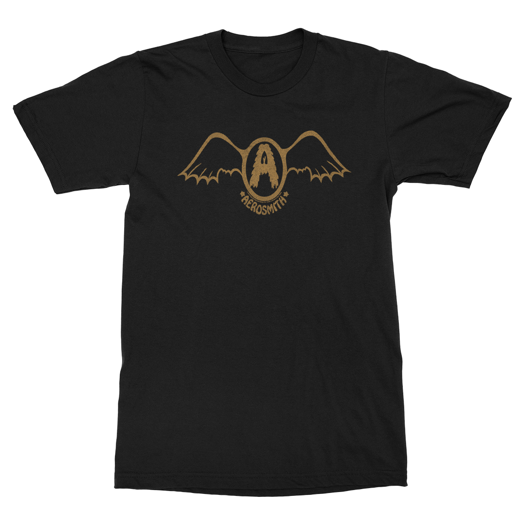 Yellow Batwing T-Shirt - Aerosmith