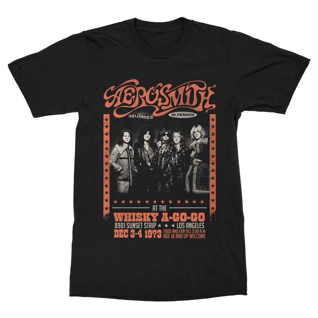 Whisky A Go Go T-Shirt - Aerosmith