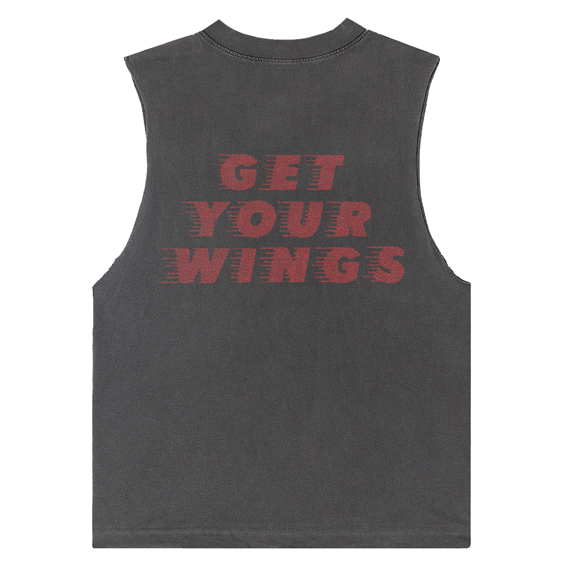 Aerosmith - Get Your Wings Album Logo Muscle T-shirt